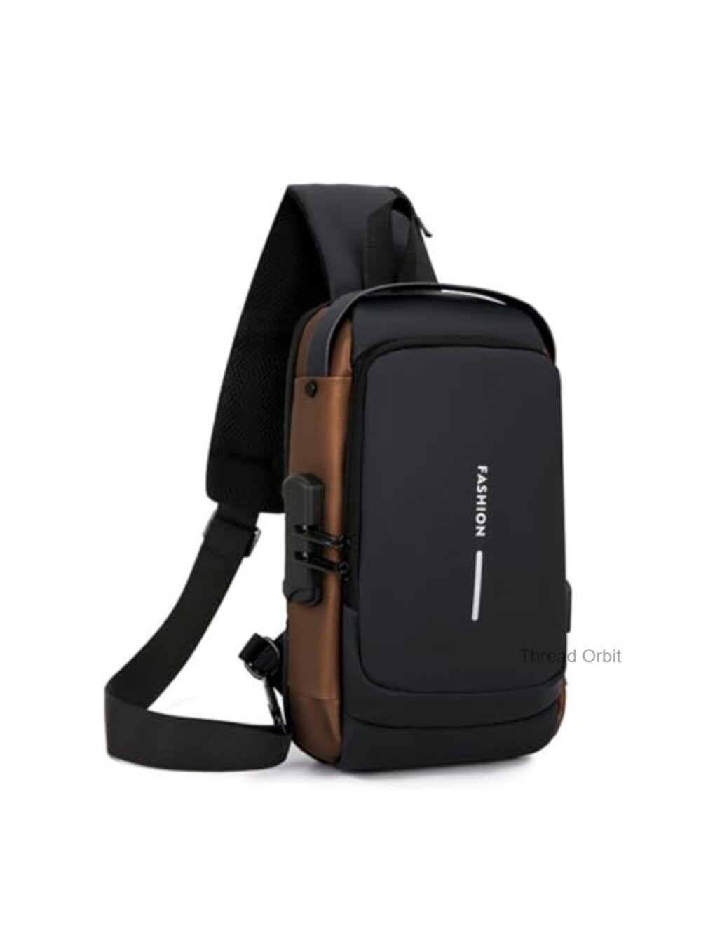 HAPPYLIVE SHOPPING Unisex Crossbody Bag Water Resistant Oxford Fabric PU